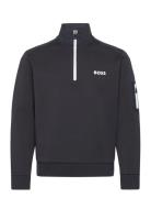 Sweat 1 Sport Sweatshirts & Hoodies Sweatshirts Navy BOSS