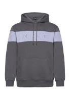 Mercury Stripe Hood Tops Sweatshirts & Hoodies Hoodies Grey NICCE