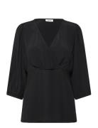 Blouses Woven Tops Blouses Long-sleeved Black Esprit Casual