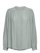 Cimmie-M Tops Blouses Long-sleeved Green MbyM