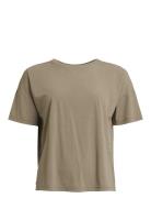 Vela Loose Tee Sport T-shirts & Tops Short-sleeved Khaki Green Rethink...