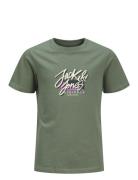 Jortampa Fastrunner1 Tee Ss Crewneck Jnr Tops T-Kortærmet Skjorte Khak...