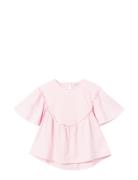 Nmffauna Ss Top Tops T-Kortærmet Skjorte Pink Name It