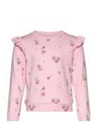 Nmfdion Sweat Box Unb Tops Sweatshirts & Hoodies Sweatshirts Pink Name...