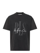 Signature T-Shirt Designers T-Kortærmet Skjorte Black BLS Hafnia