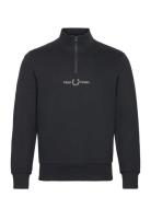 Raised Graphic Half Zip Sweats Tops Sweatshirts & Hoodies Sweatshirts ...