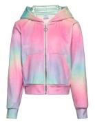 Velour Hoodie Rainbow Tops Sweatshirts & Hoodies Hoodies Multi/pattern...