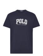Classic Fit Logo Jersey T-Shirt Tops T-Kortærmet Skjorte Navy Polo Ral...