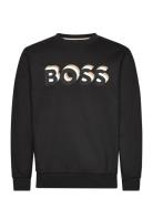 Soleri 07 Tops Sweatshirts & Hoodies Sweatshirts Black BOSS