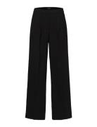 Slftinni Mw Wide Pant N Noos Bottoms Trousers Suitpants Black Selected...