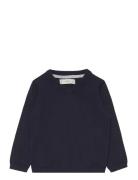 V-Neck Sweater Tops Sweatshirts & Hoodies Sweatshirts Navy Mango