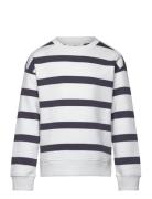 Striped Print Sweatshirt Tops Sweatshirts & Hoodies Sweatshirts Multi/...