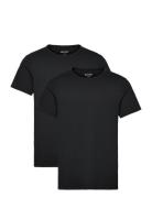 Style Allen 2-Pack Tops T-Kortærmet Skjorte Black MUSTANG
