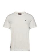 Watson Slub Tee Designers T-Kortærmet Skjorte White Morris