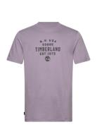 Refibra Front Graphic Short Sleeve Tee Purple Ash Designers T-Kortærme...