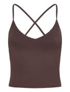 Studio Alice Strap Tank Tops T-shirts & Tops Sleeveless Brown Björn Bo...