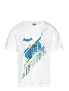 Short-Sleeved T-Shirt Tops T-Kortærmet Skjorte White Batman