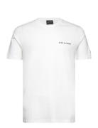 Embroidered T-Shirt Tops T-Kortærmet Skjorte White Lyle & Scott