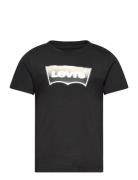 Levi's® Batwing Mirror Effect Tee Tops T-Kortærmet Skjorte Black Levi'...