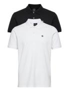 2 Pack Polo Tops Polos Short-sleeved White Champion