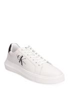 Chunky Cupsole Mono Lth Low-top Sneakers White Calvin Klein