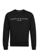 Tommy Logo Sweatshirt Tops Sweatshirts & Hoodies Sweatshirts Black Tom...