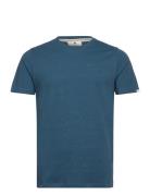 Akrod S/S Tee Noos - Gots Tops T-Kortærmet Skjorte Blue Anerkjendt