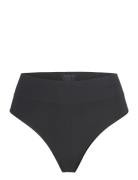 Smooth Thong G-streng Undertøj Black Organic Basics