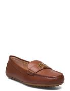 Burnished Calf-Barnsbury-Fl-Csl Loafers Flade Sko Brown Lauren Ralph L...