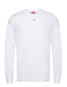 T-Just-Ls-D T-Shirt Tops T-Langærmet Skjorte White Diesel