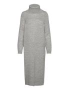 Onlbrandie L/S Roll Neck Dress Knt Noos Knælang Kjole Grey ONLY