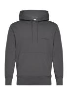 Institutional Hoodie Tops Sweatshirts & Hoodies Hoodies Grey Calvin Kl...