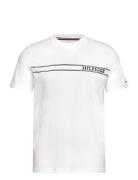 Ss Tee Tops T-Kortærmet Skjorte White Tommy Hilfiger