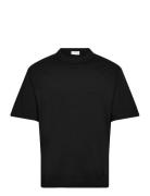 Logo Ss T-Shirt Tops T-Kortærmet Skjorte Black GANT