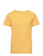Blouse Ss - Bamboo Tops T-Kortærmet Skjorte Yellow Minymo