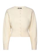 Knitted Cardigan Tops Knitwear Cardigans Cream Gina Tricot