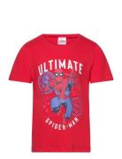 Tshirt Tops T-Kortærmet Skjorte Red Spider-man
