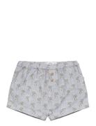 Printed Cotton-Blend Short Bottoms Shorts Multi/patterned Mango