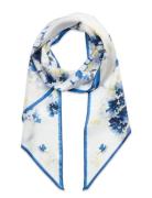 Phylicia Floral Silk Twill Scarf Accessories Scarves Lightweight Scarv...