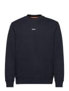 Wesmallcrew Tops Sweatshirts & Hoodies Sweatshirts Blue BOSS