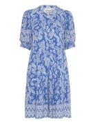 Fqadney-Dress Knælang Kjole Blue FREE/QUENT