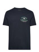 Racquet Club Graphic T-Shirt Tops T-Kortærmet Skjorte Navy Lyle & Scot...
