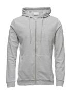 Enno Zip Hoodie 7057 Designers Sweatshirts & Hoodies Hoodies Grey Sams...
