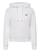 Ck Embroidery Hoodie Tops Sweatshirts & Hoodies Hoodies White Calvin K...