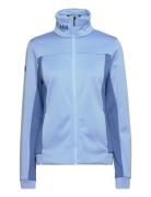 W Crew Fleece Jacket Sport Sweatshirts & Hoodies Fleeces & Midlayers B...