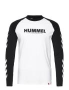 Hmllegacy Blocked T-Shirt L/S Sport T-shirts & Tops Long-sleeved White...
