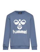 Hmldos Sweatshirt Sport Sweatshirts & Hoodies Sweatshirts Blue Hummel