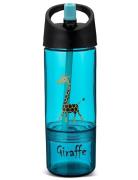 Water Bottle 2 In 1, Kids 0.3 + 0.15 L Home Meal Time Blue Carl Oscar