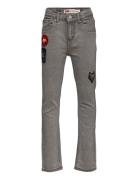 Lvb-512 Slim Taper Fit Jeans With Patches Bottoms Jeans Skinny Jeans G...