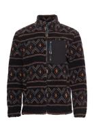 Printed Fleece Tops Sweatshirts & Hoodies Fleeces & Midlayers Multi/pa...